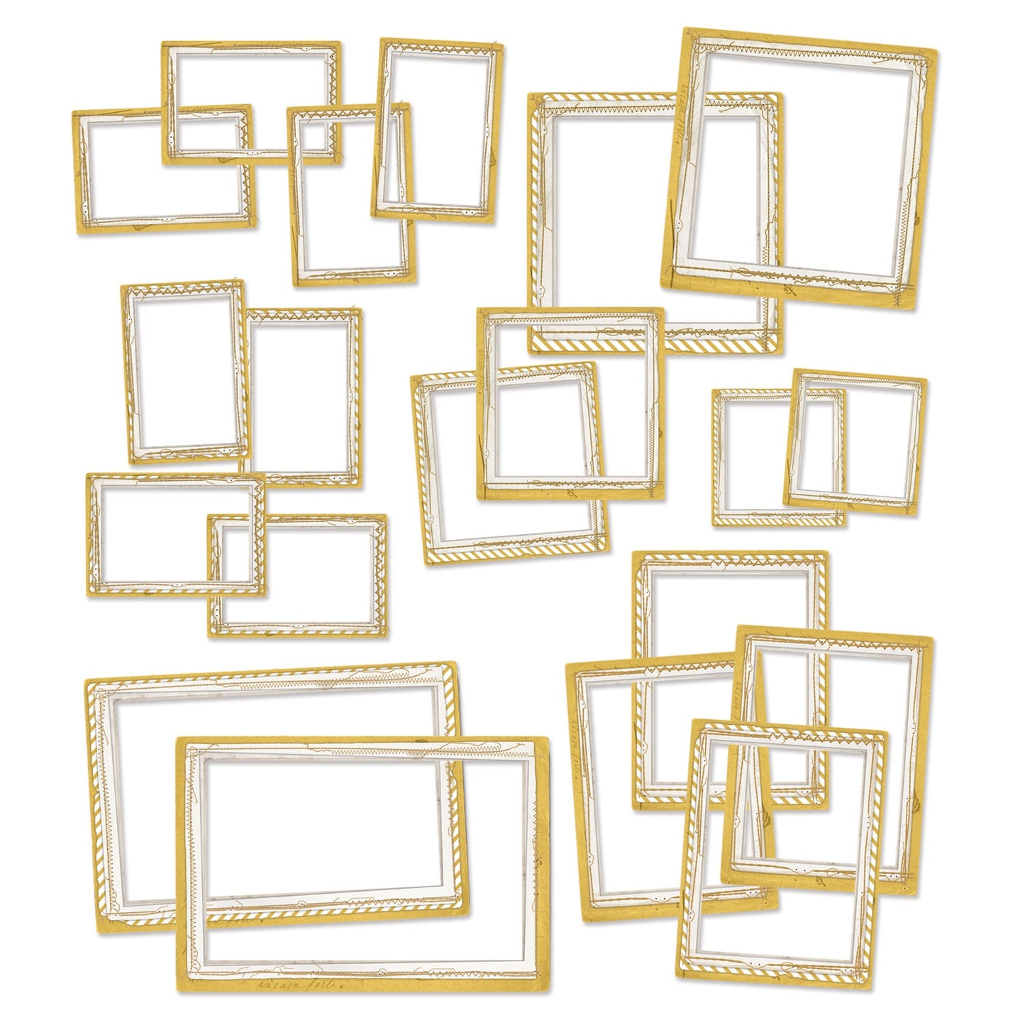 49 And Market Color Swatch: Ochre Frame Set - 20 Pcs