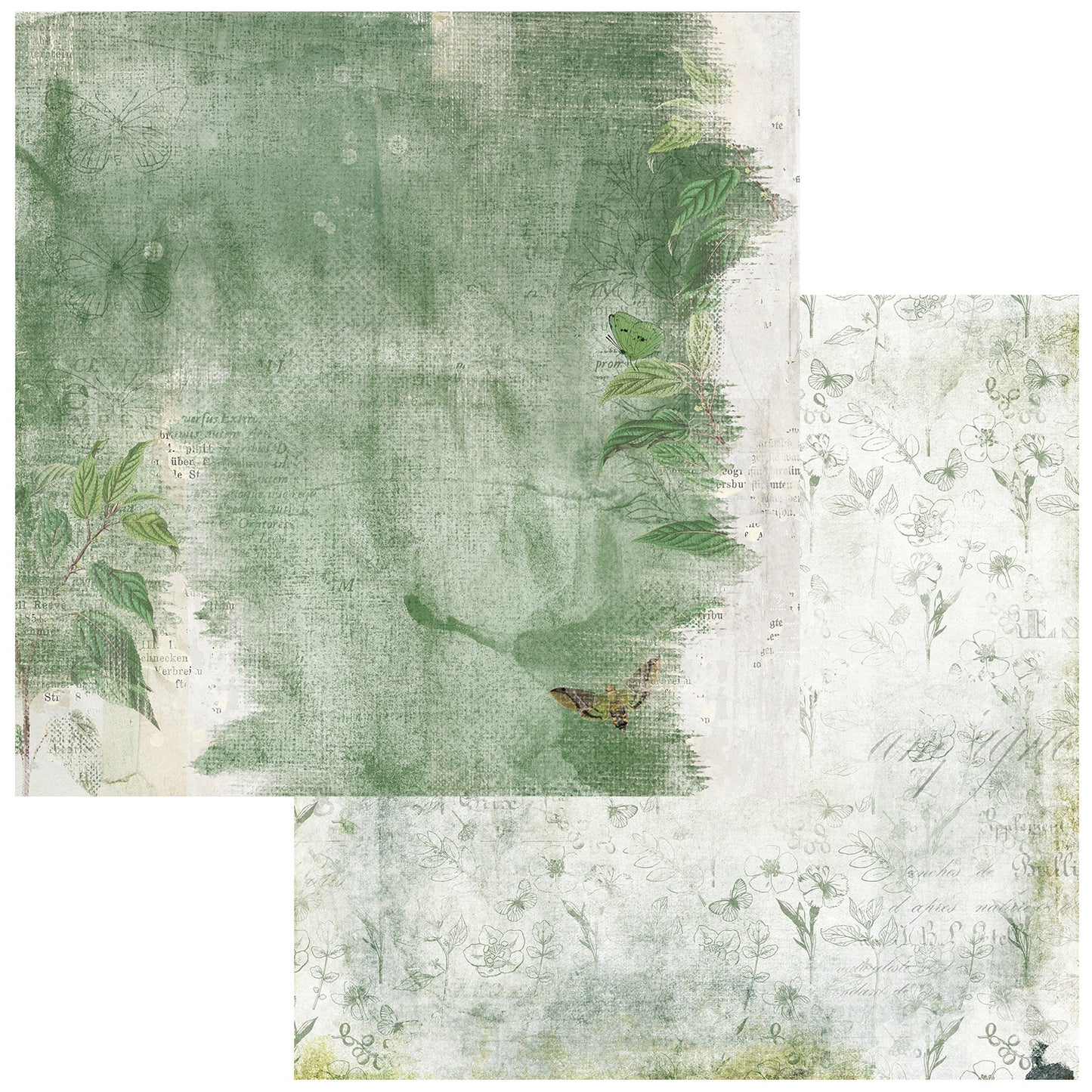 49 And Market Color Swatch: Willow Double - Sided Cardstock 12"X12" - #4
