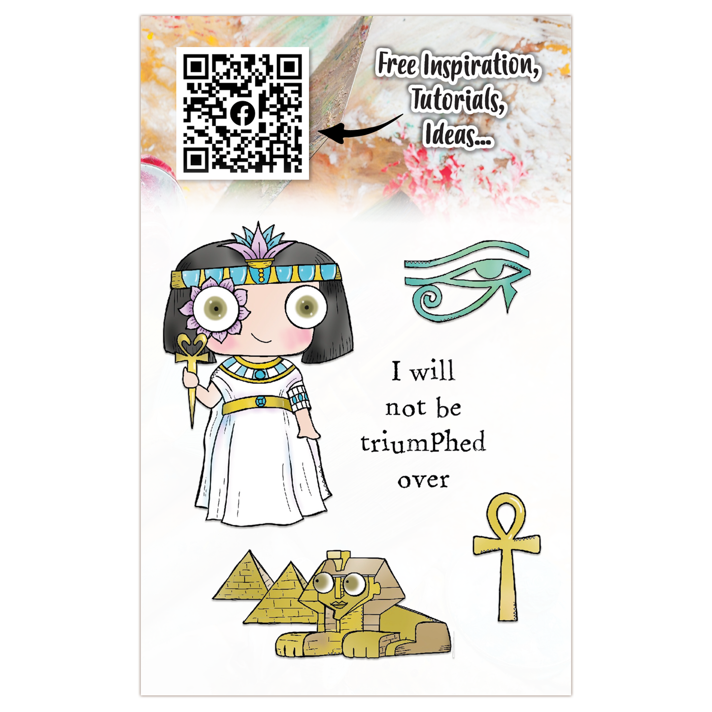 #707 - A7 Clear Stamp Set - Cleopatra