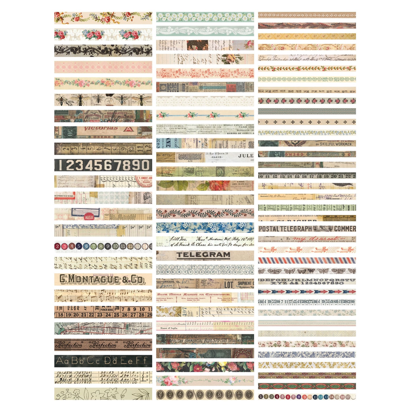 Idea-ology Tim Holtz Paper Strips - 89 Pieces