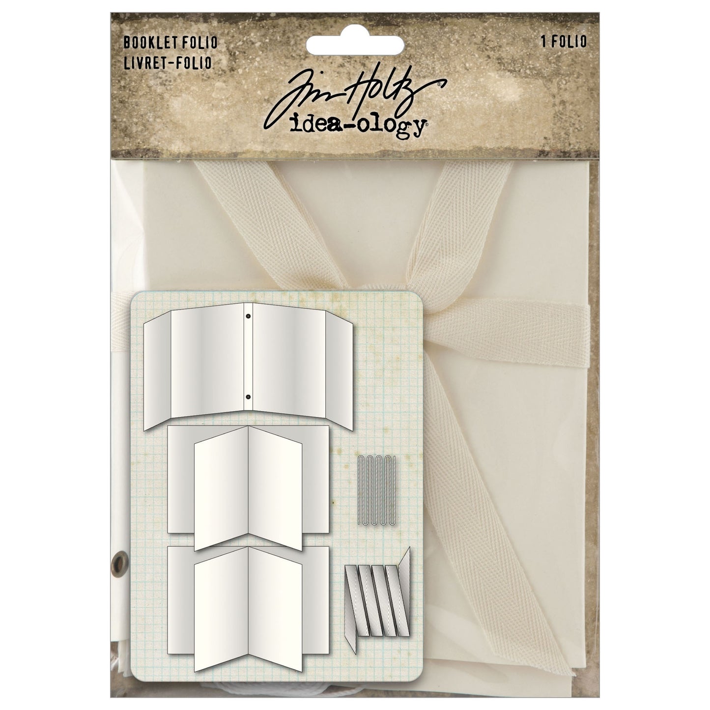 Idea-ology Tim Holtz Booklet Folio - 3.9"x5.4"