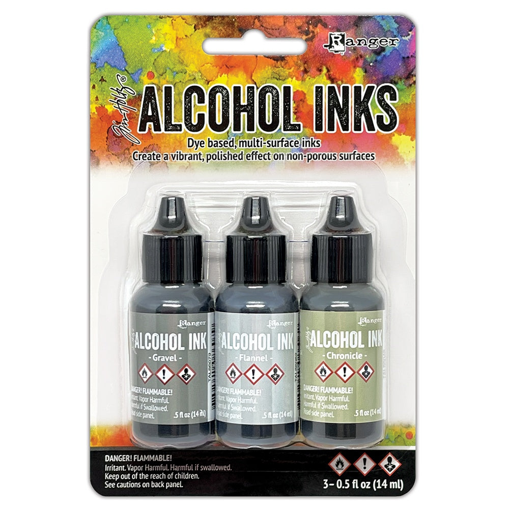 Ranger Tim Holtz Alcohol Ink .5oz 3 Pcs - Crossroads