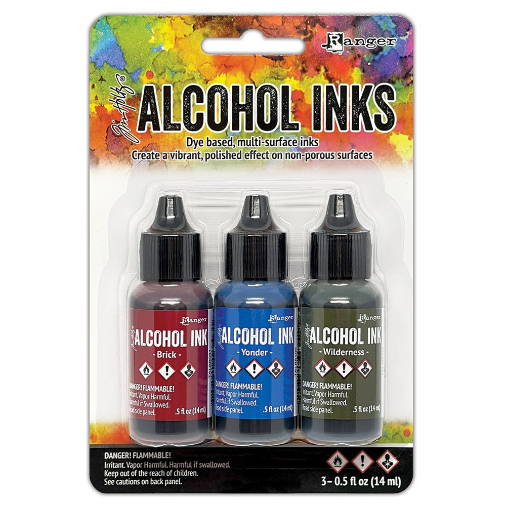 Ranger Tim Holtz Alcohol Ink .5oz 3 Pcs - Expedition