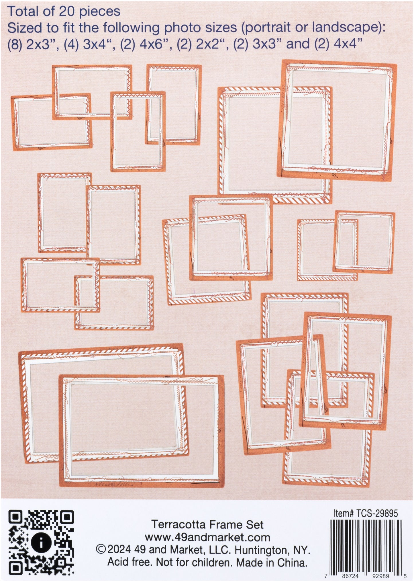 49 And Market Color Swatch: Terracotta Frame Set