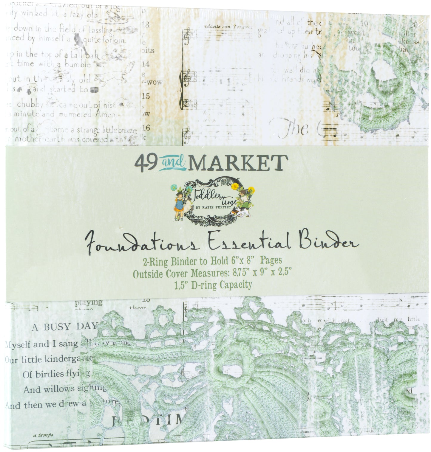 49 And Market Toddler Time Mint Foundations Binder