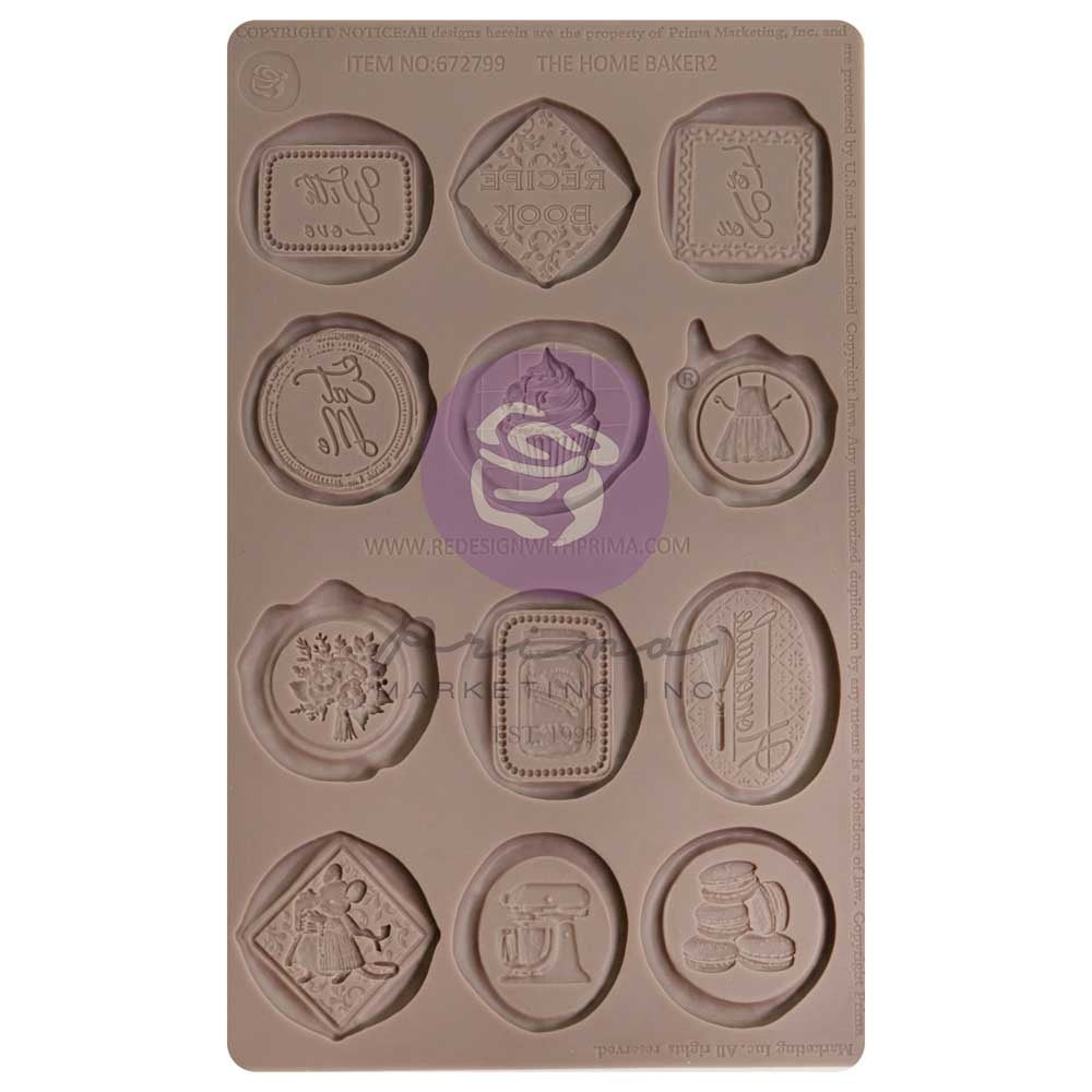 Prima Marketing Decor Mould 5"x8"x8mm - Sweet Seal