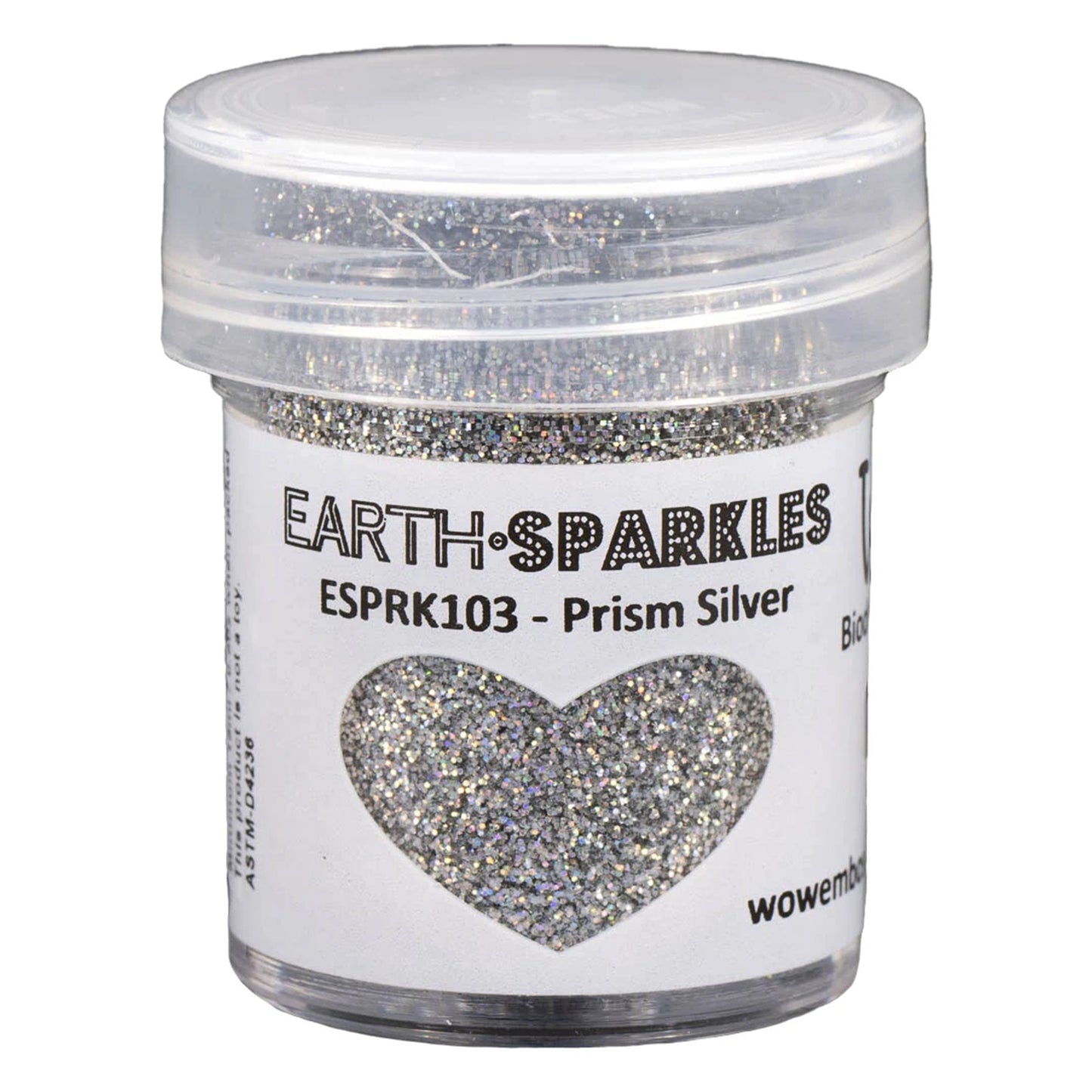 WOW! Embossing Earth Sparkles Glitter 15ml - Prism Silver