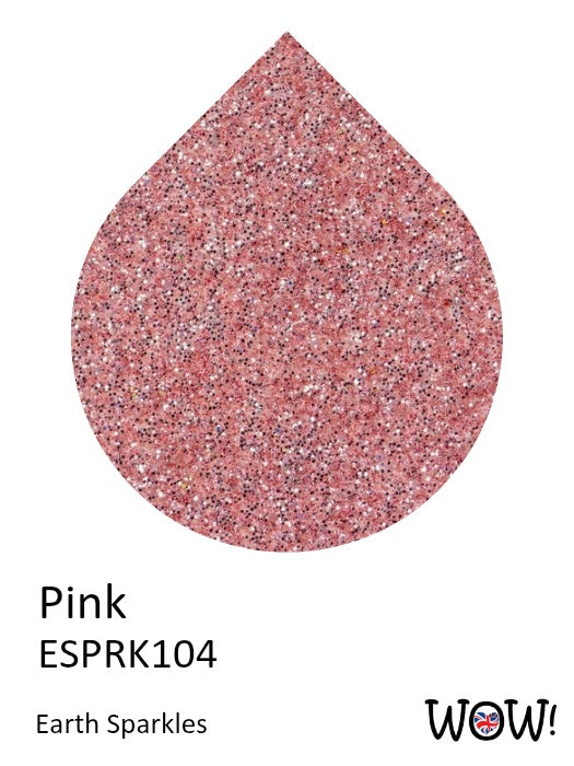 WOW! Embossing Earth Sparkles Glitter 15ml - Pink