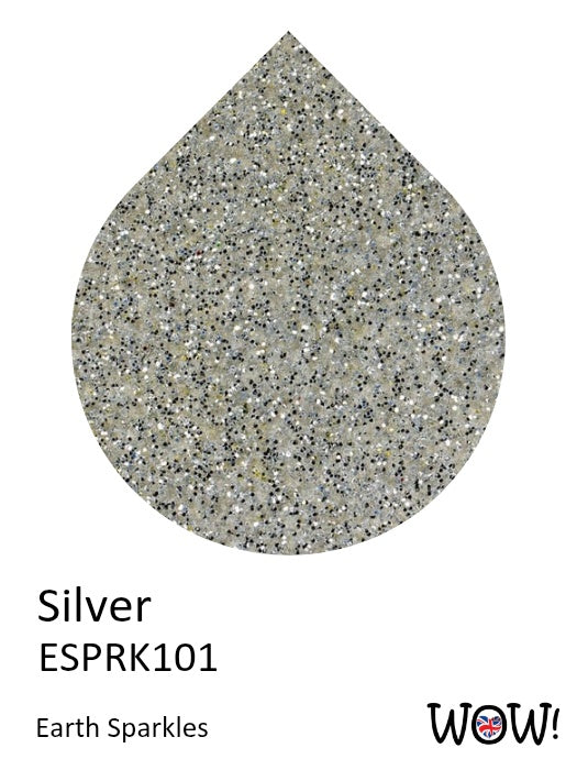 WOW! Embossing Earth Sparkles Glitter 15ml - Silver