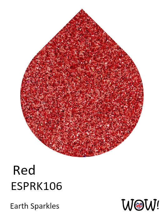 WOW! Embossing Earth Sparkles Glitter 15ml - Red