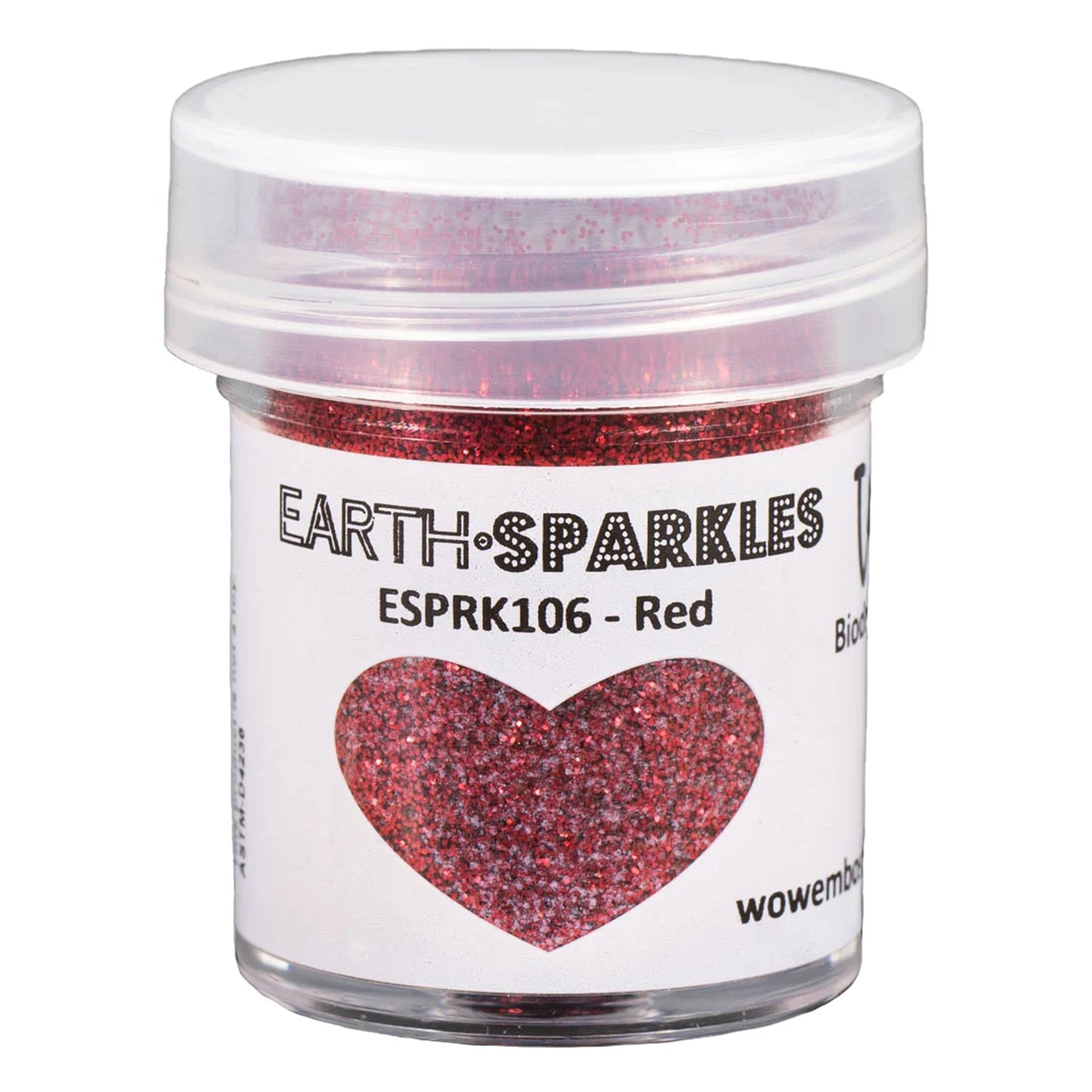 WOW! Embossing Earth Sparkles Glitter 15ml - Red