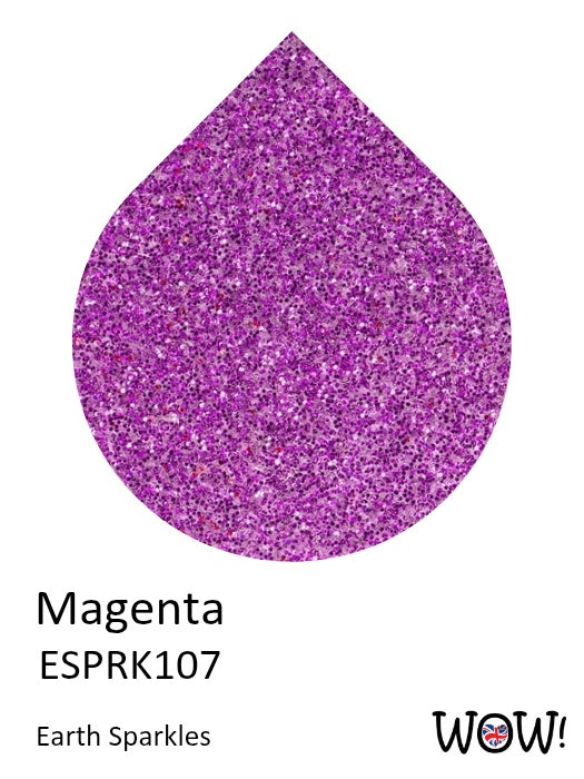 WOW! Embossing Earth Sparkles Glitter 15ml - Magenta