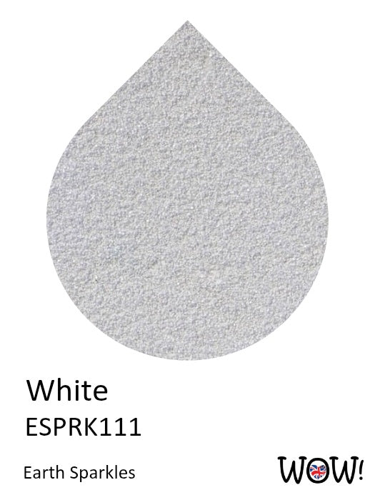 WOW! Embossing Earth Sparkles Glitter 15ml - White