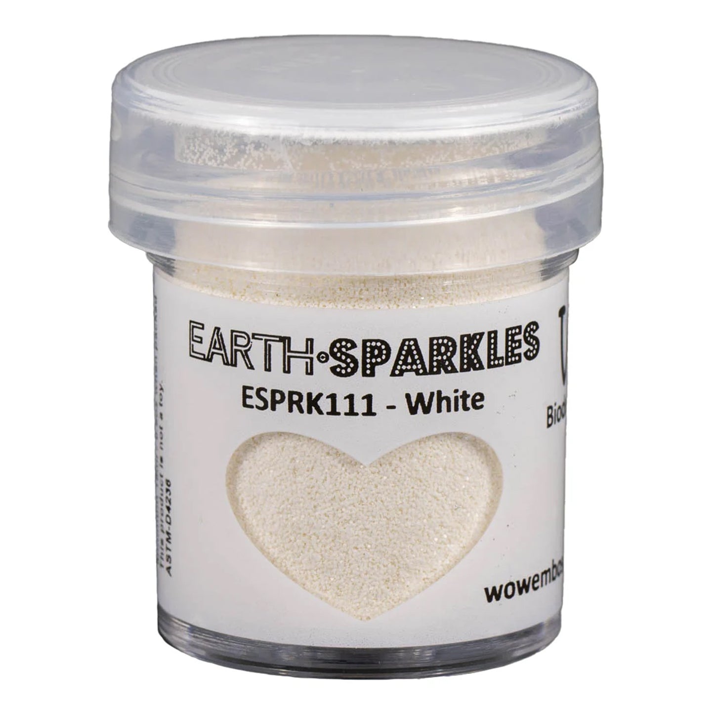 WOW! Embossing Earth Sparkles Glitter 15ml - White