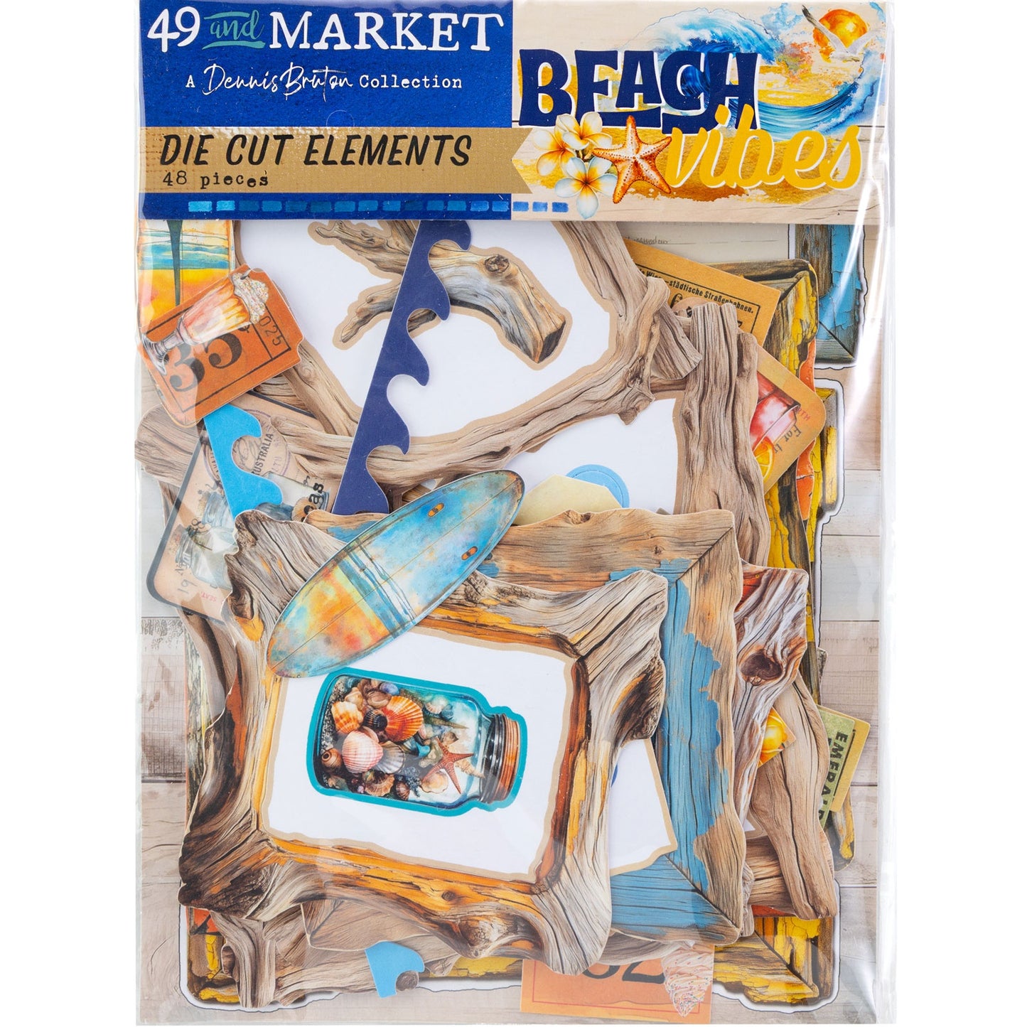 49 And Market Beach Vibes Die-Cuts - Elements