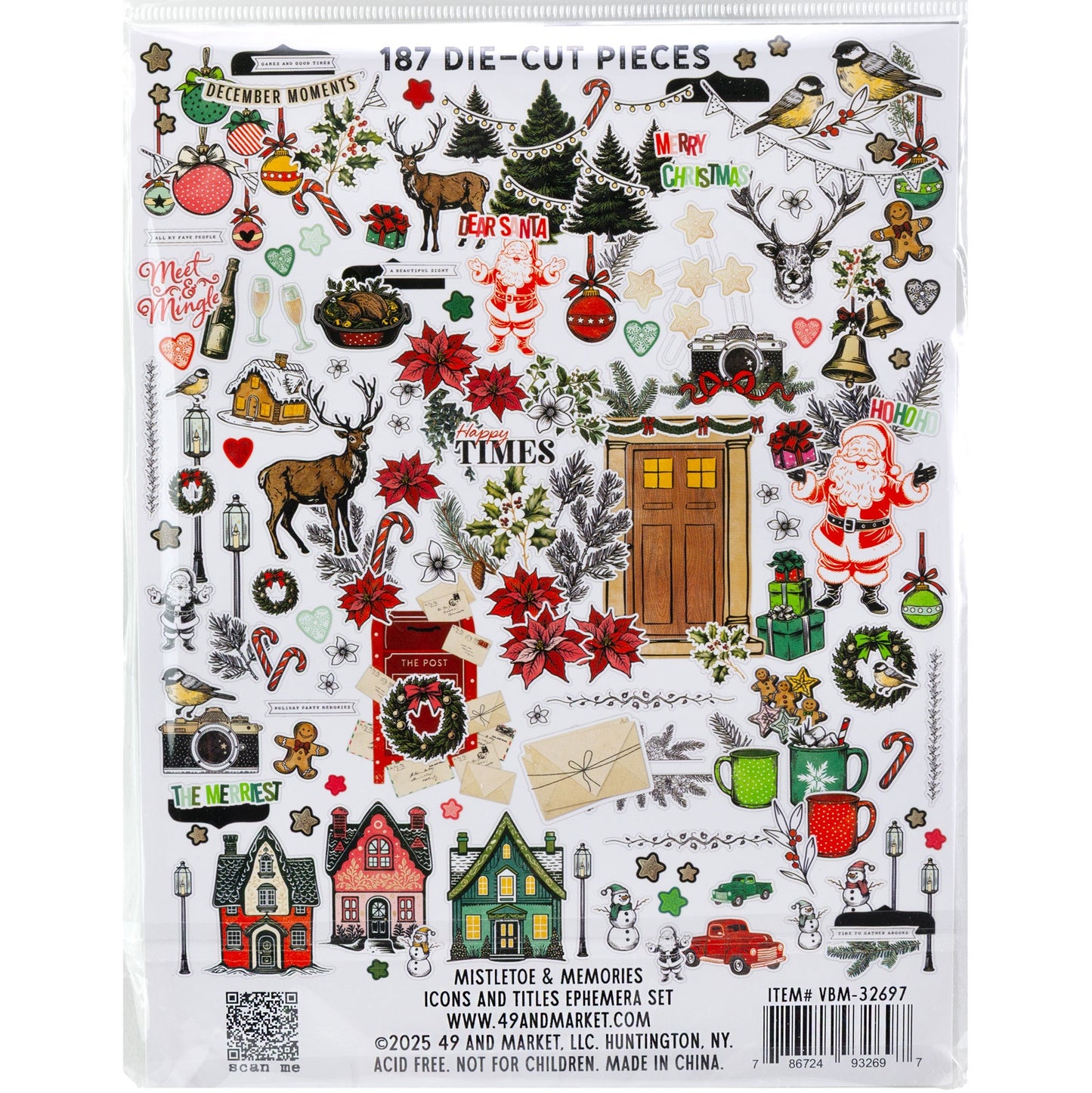 49 And Marketing Mistletoe And Memories Die-Cuts - Icons