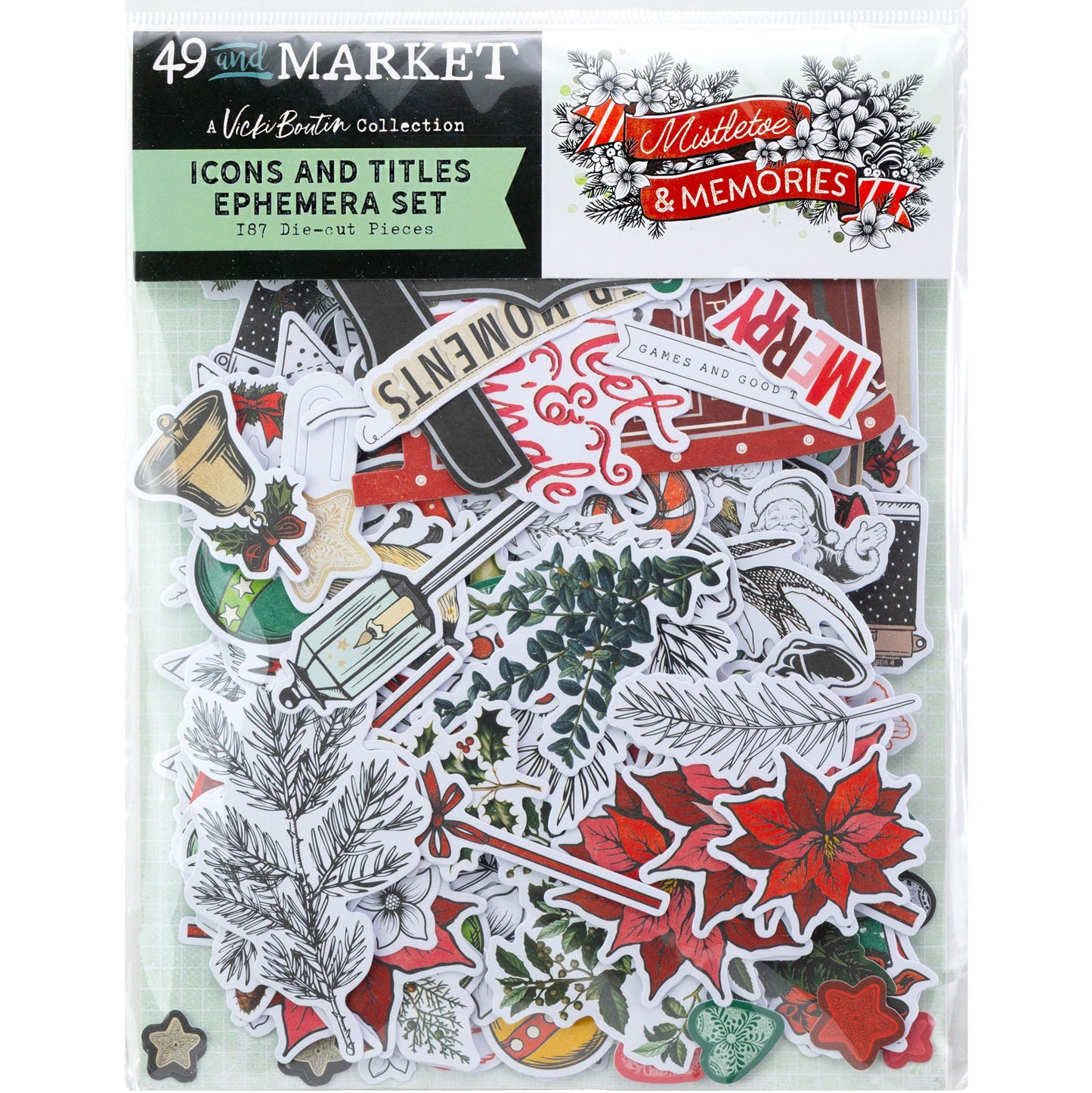 49 And Marketing Mistletoe And Memories Die-Cuts - Icons