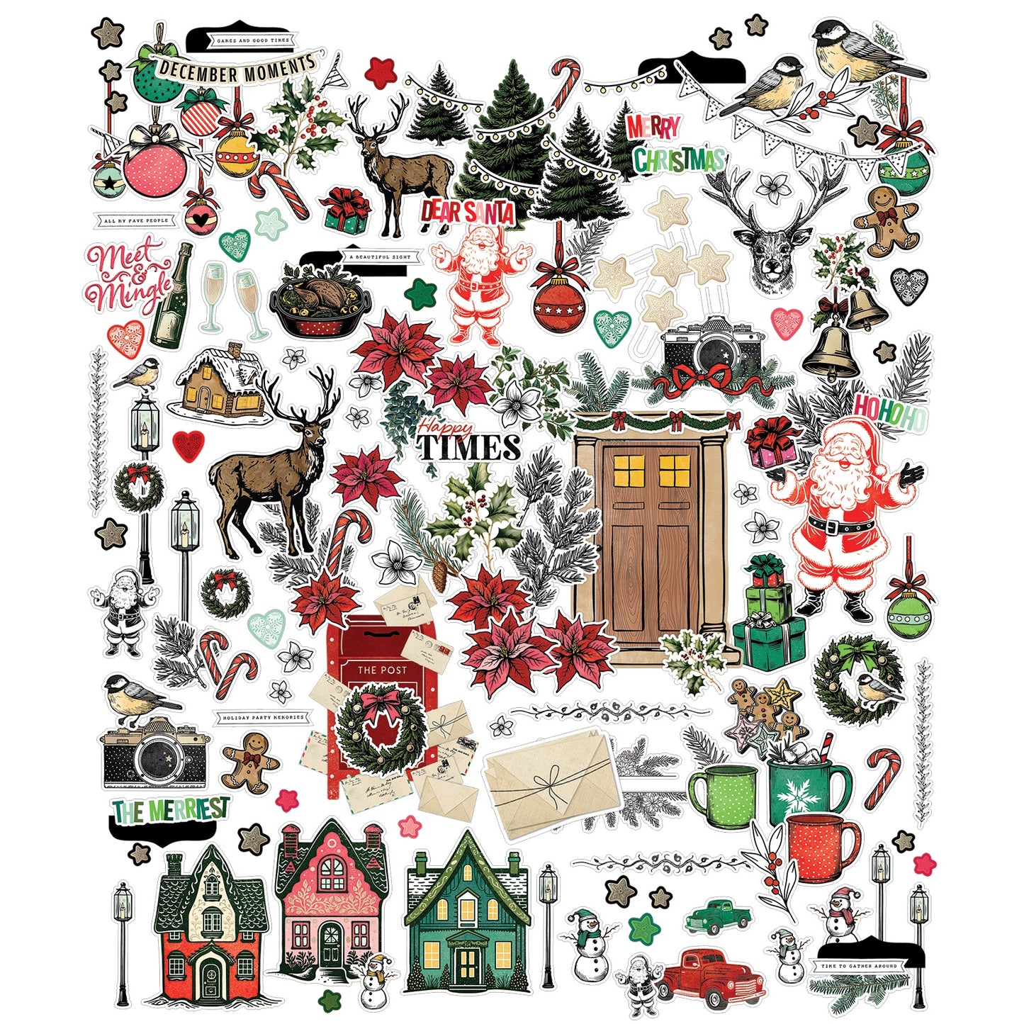 49 And Marketing Mistletoe And Memories Die-Cuts - Icons