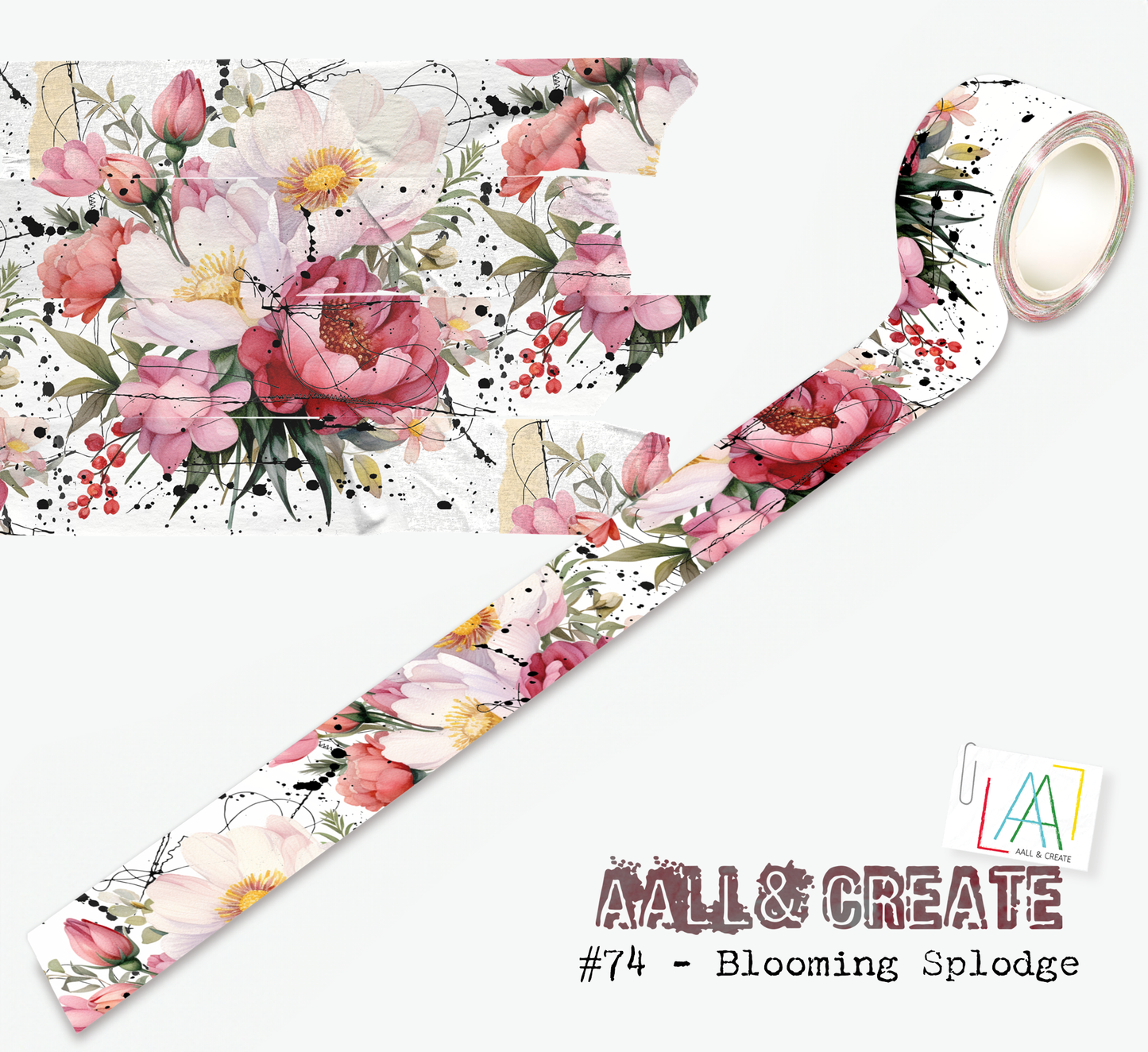 #74 - Washi Tape - Blooming Splodge (Layer-It-Up!)