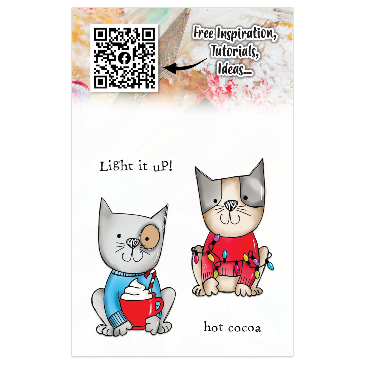 #740 - A7 Clear Stamp Set - Light It Up