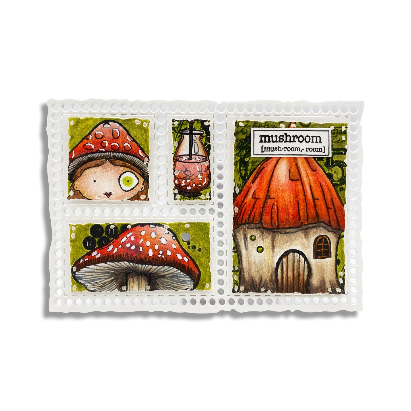 #1023 - A7 Stamp Set - Mushroom