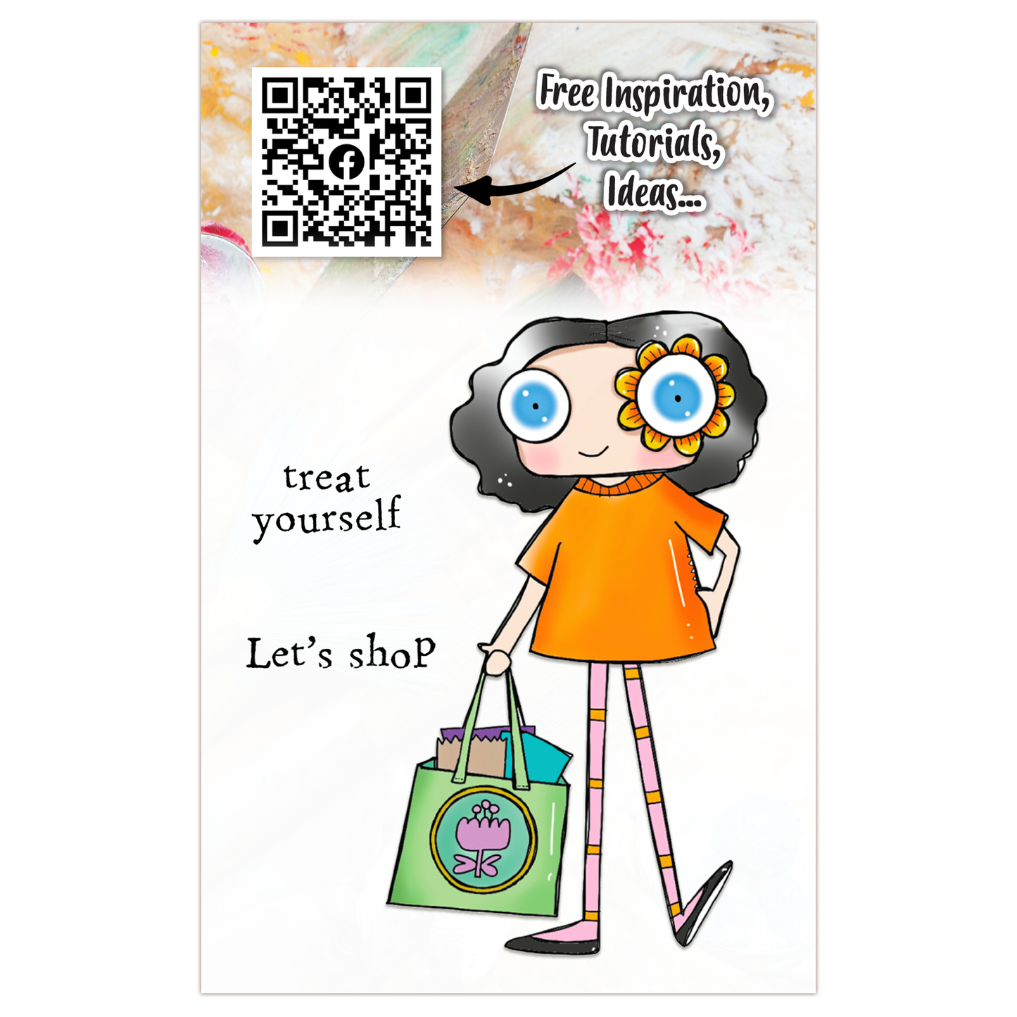 #815 - A7 Clear Stamp Set - Treat Yourself