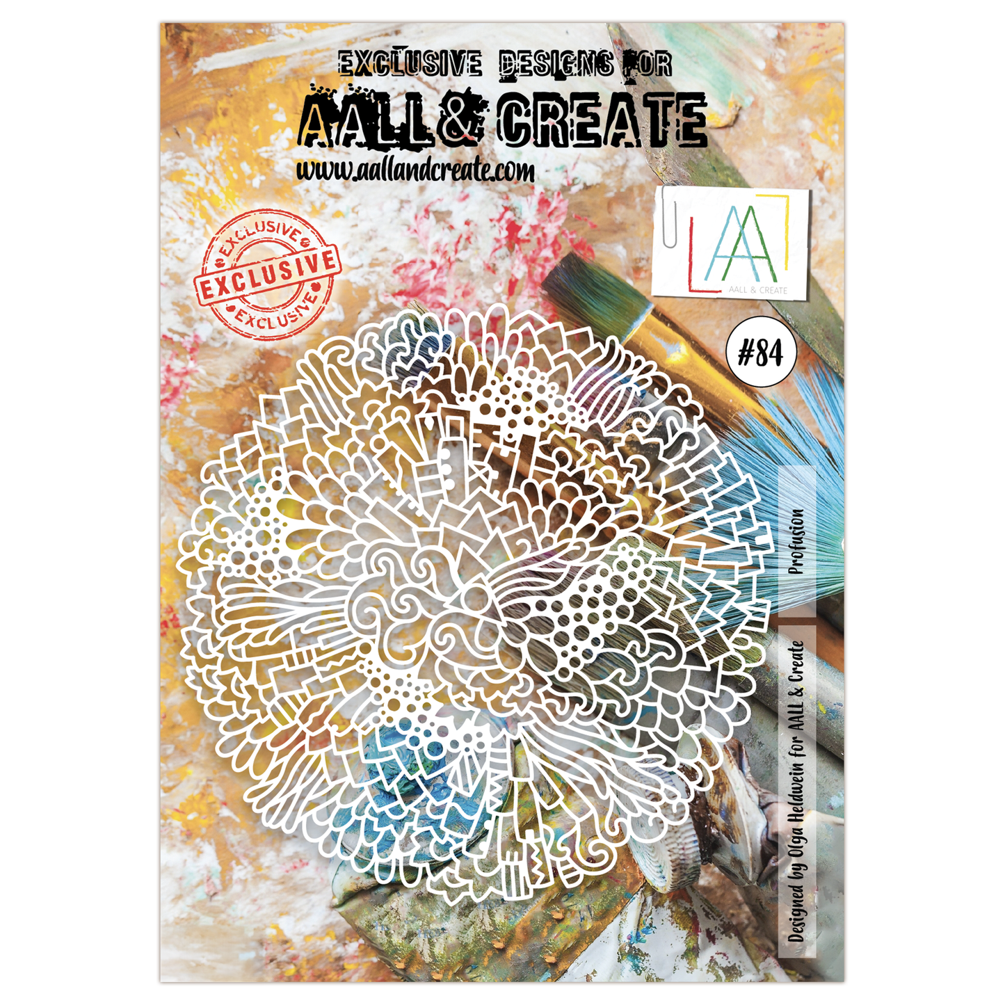 #84 - A4 Stencil - Profusion