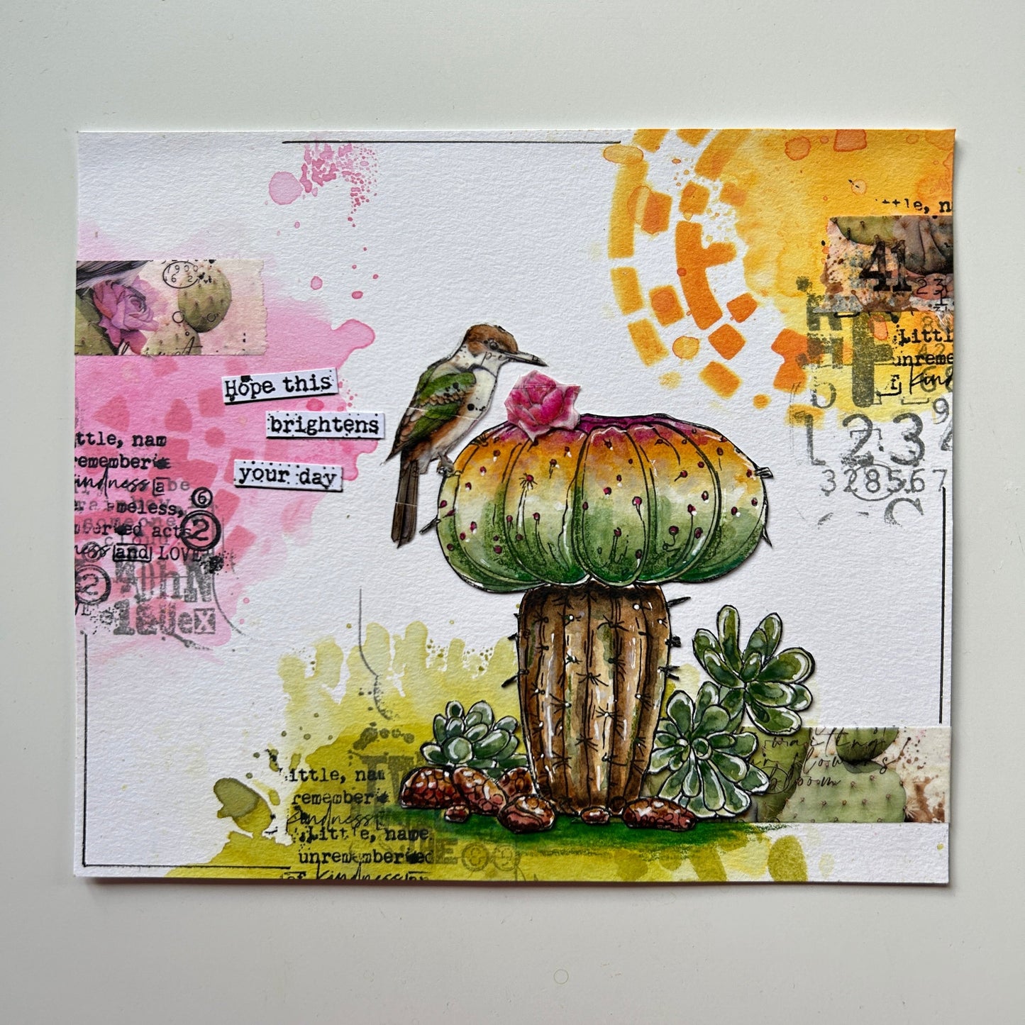 MT-69 - Washi Tape - Prickly Blooms (Layer-It-Up!)