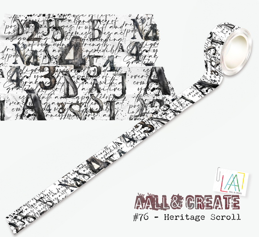 #76 - Washi Tape - Heritage Scroll (Layer-It-Up!)