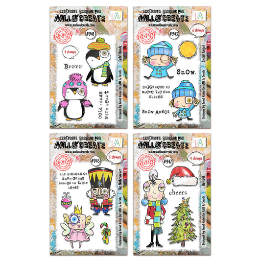 Janet Klein HoliDEE & Friends Stamp Bundle