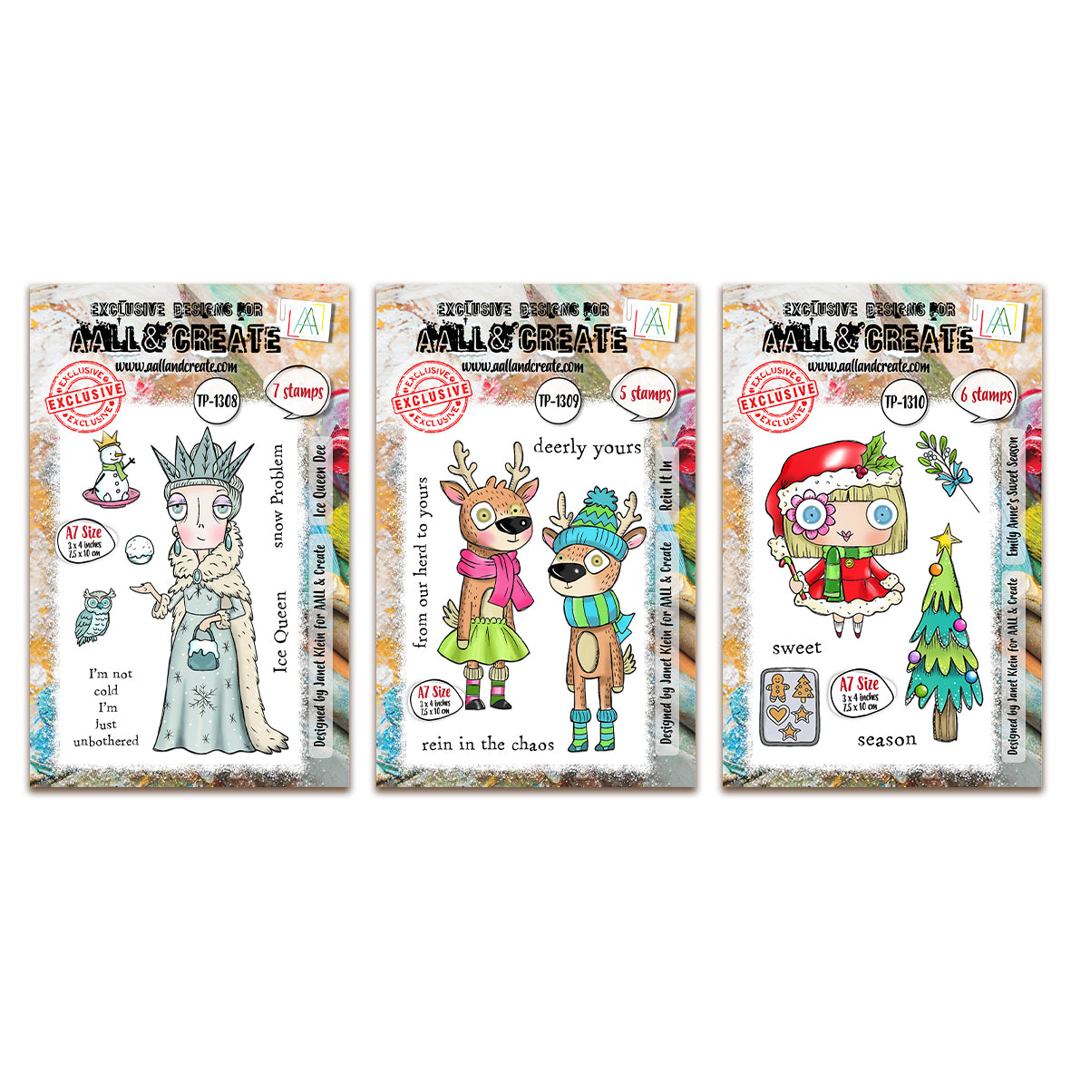 Janet Klein Ice Queen Dee Stamp Bundle