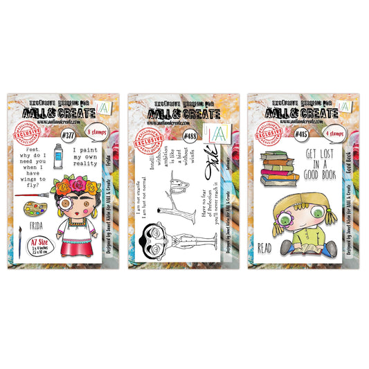Janet Klein Frida & Friends Stamp Bundle
