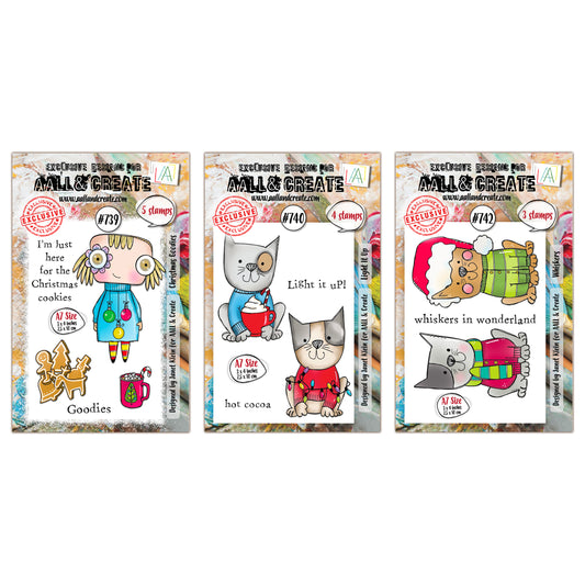 Janet Klein Whiskers & Friends Stamp Bundle