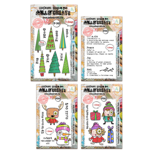 Janet Klein Winter Wonders Stamp Bundle