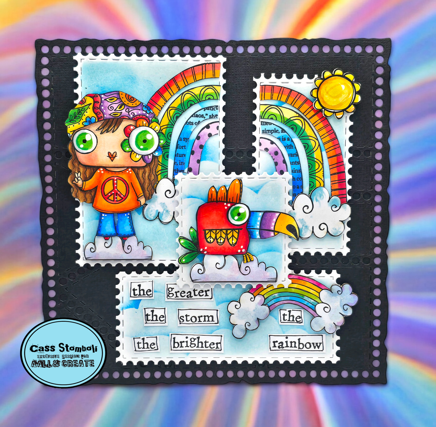 #61 - A6 Ephemera Die-Cuts - Lollipop Land