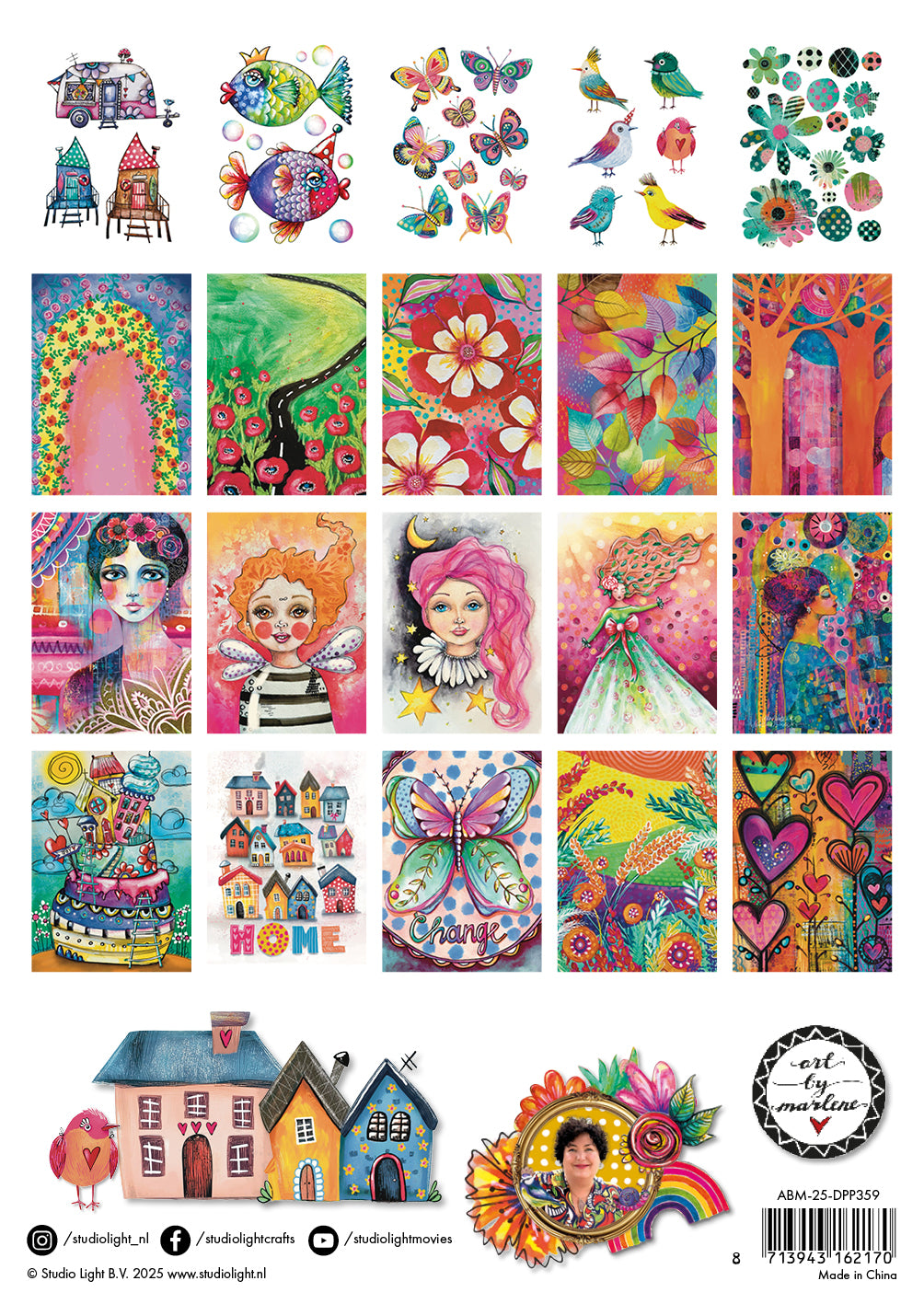 Art By Marlene August 2025 Paper Elements Bundle
