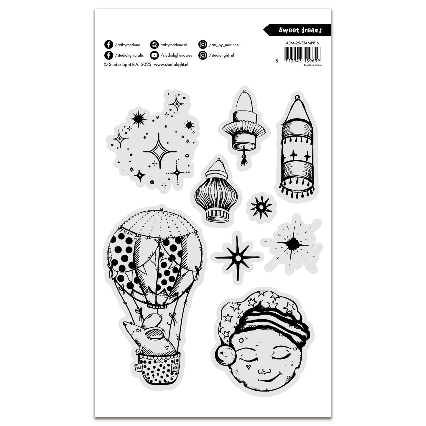 Art by Marlene Clear Stamp Set - Sweet Dreams