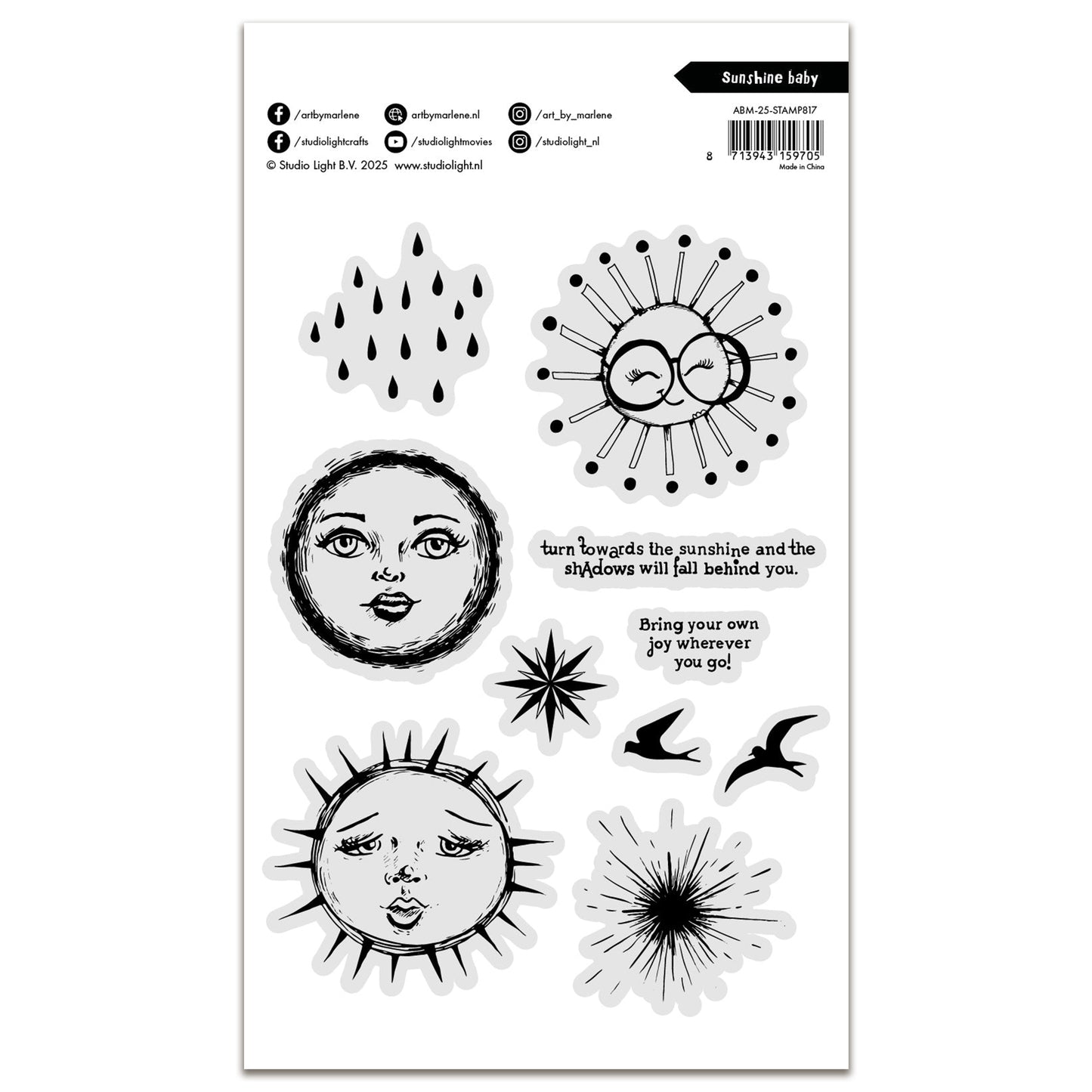 Art by Marlene Clear Stamp Set - Sunshine Baby