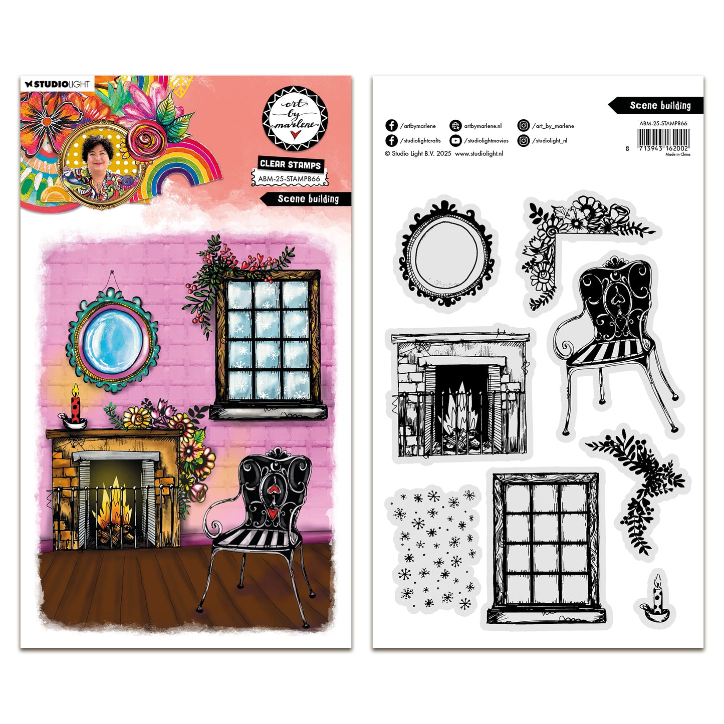 Art By Marlene Clear Stamp - Scene Building