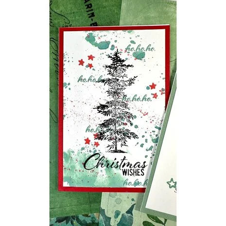 Arden Creative Studio Maker Series Festive Elements 4in x 8in Clear Stamp Set