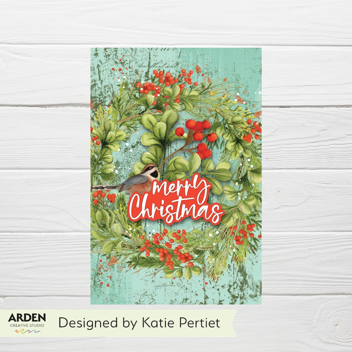 Arden Creative Studio Maker Series Christmas Carol Clusters 4in x 8in Clear Stamp Set