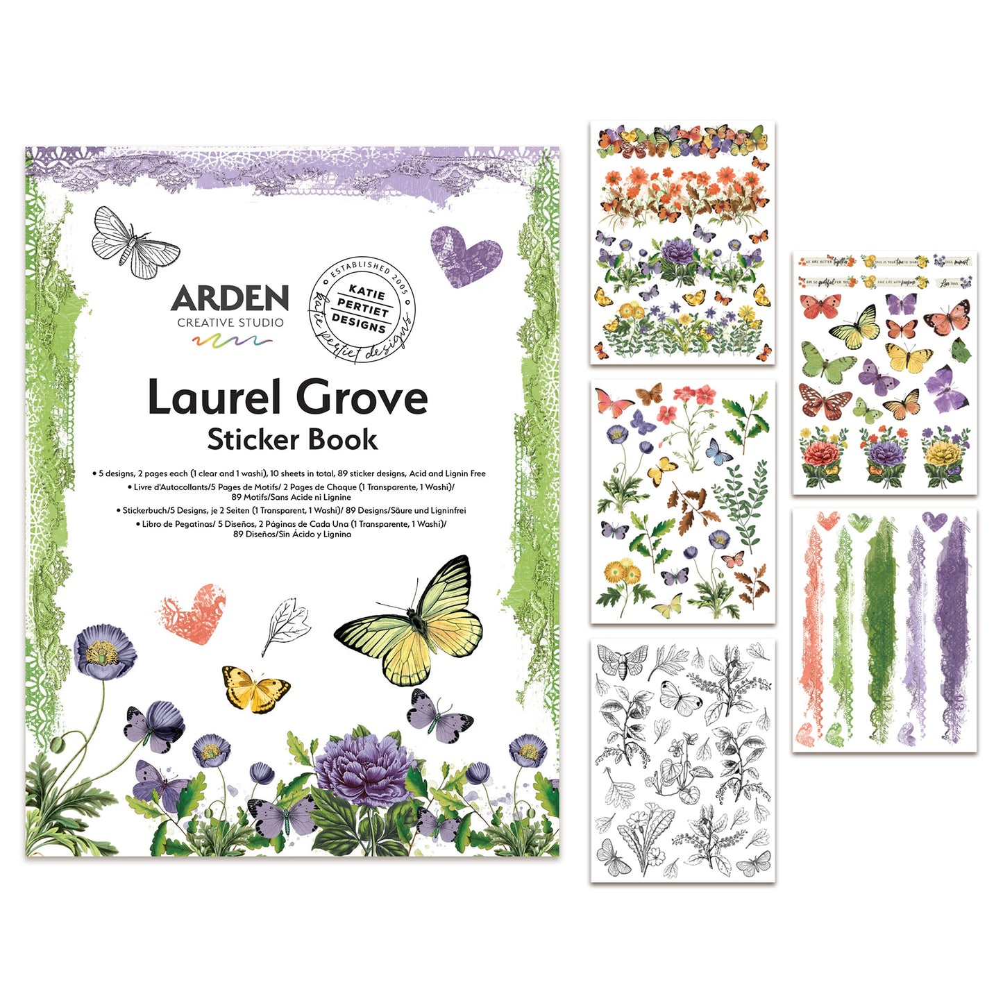 Arden Creative Studio Laurel Grove Sticker Book