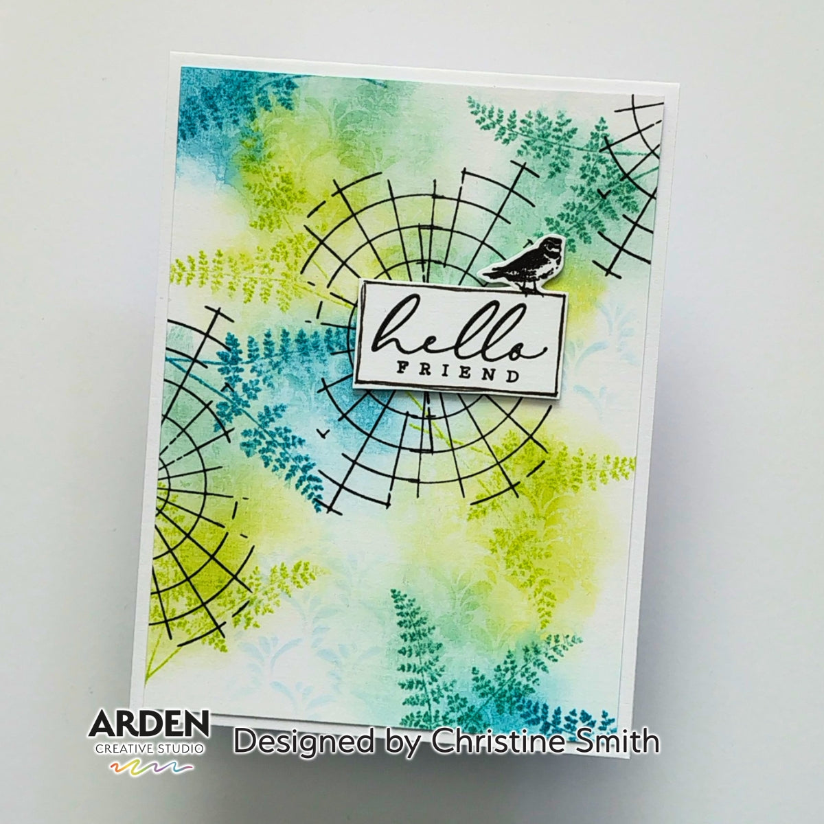 Arden Creative Studio Maker Series My Flowers 4in x 8in Clear Stamp Set