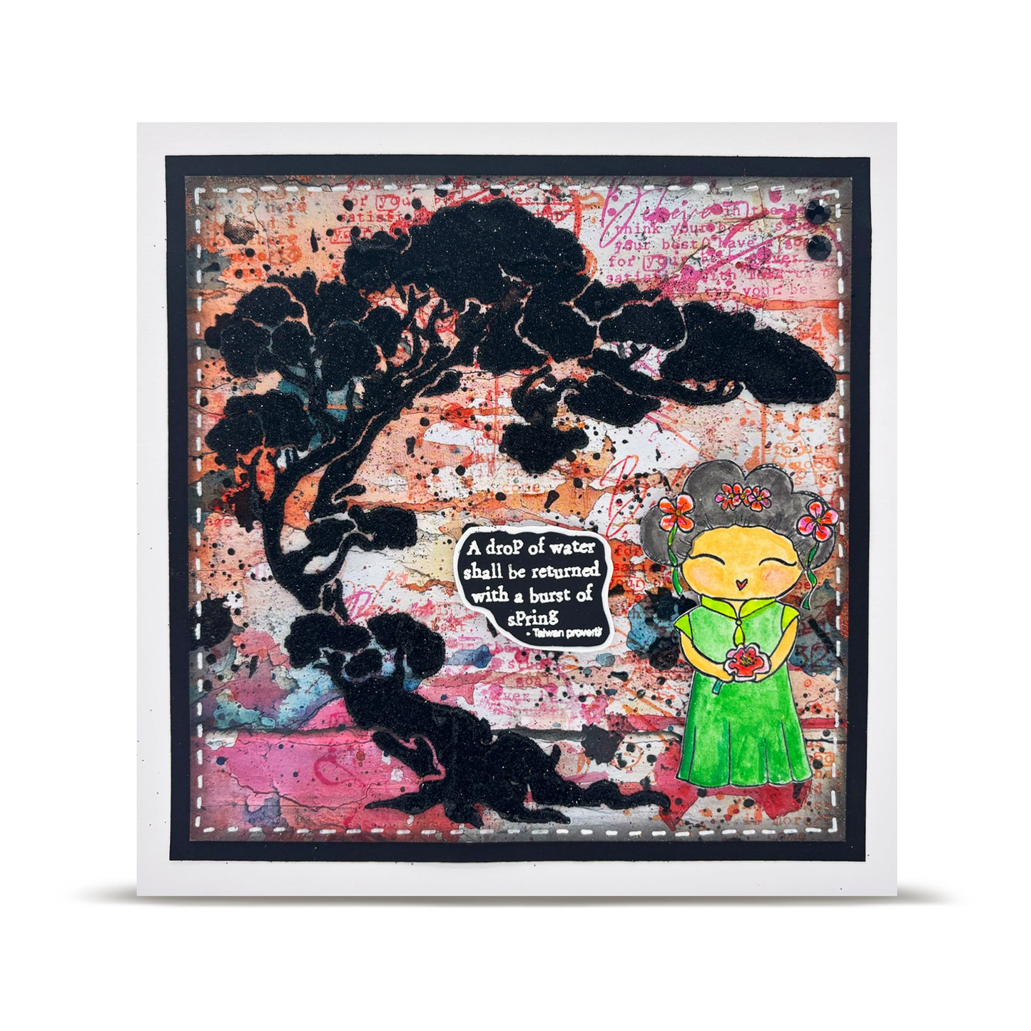 #PA-39 - 6 x 6 (inch) Design Paper - Tropical Alleyways