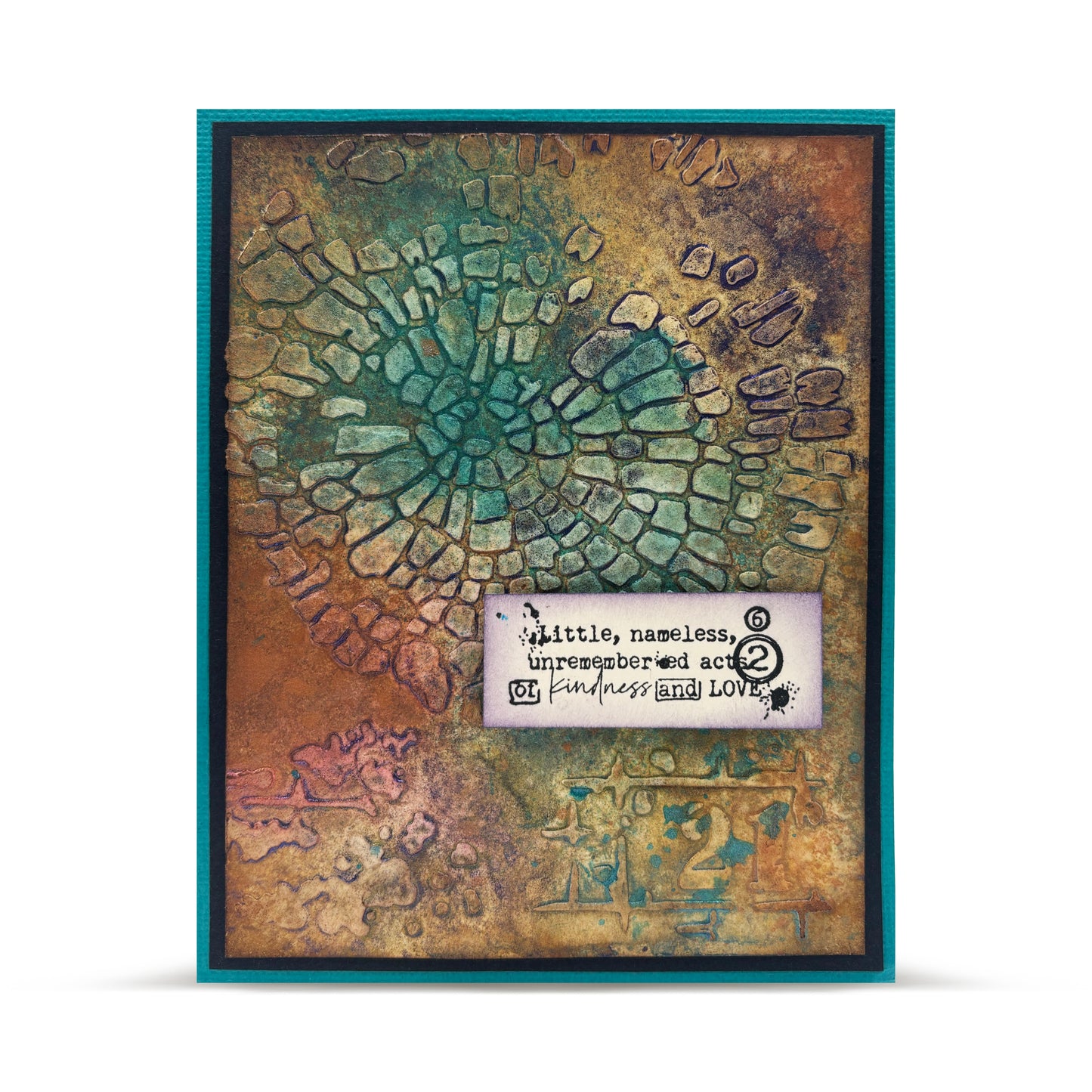#243 - 6x6 (inch) Stencil - Abstract 21