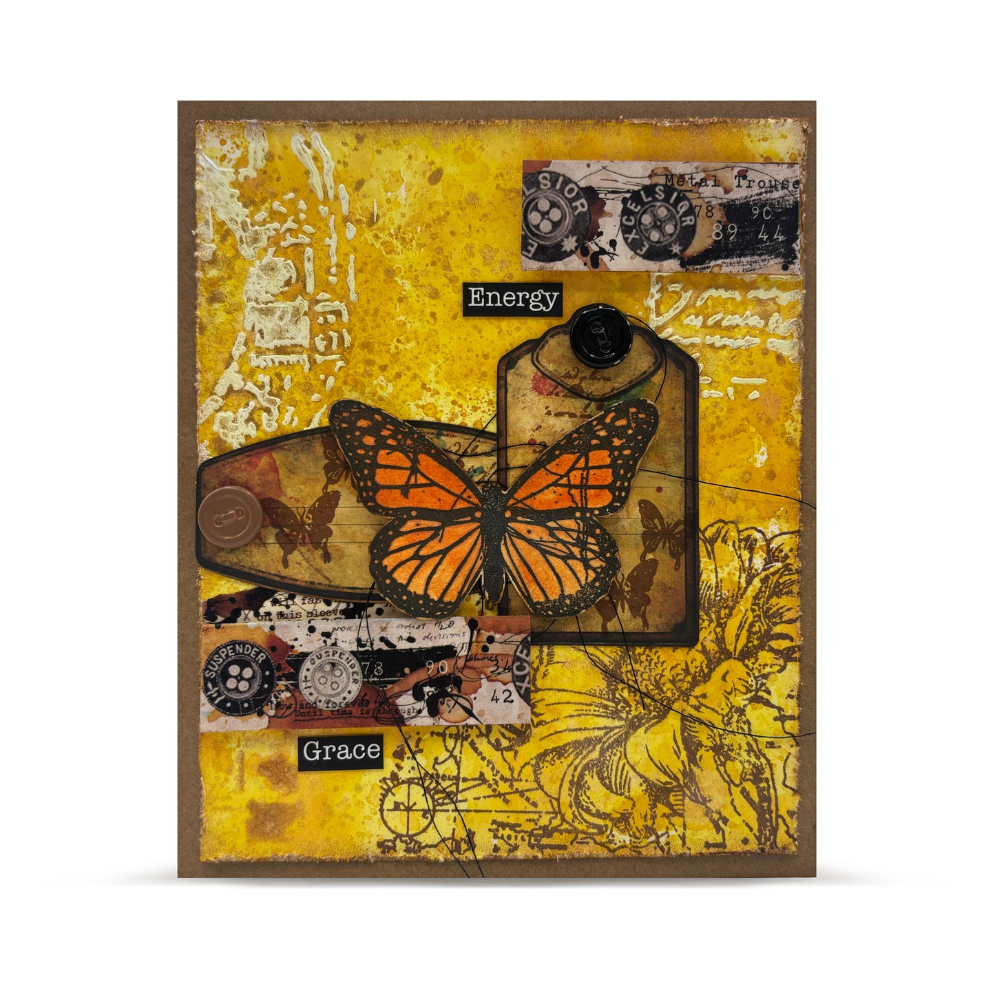 #75 - Ephemera Die-Cuts - Sepia Serenity