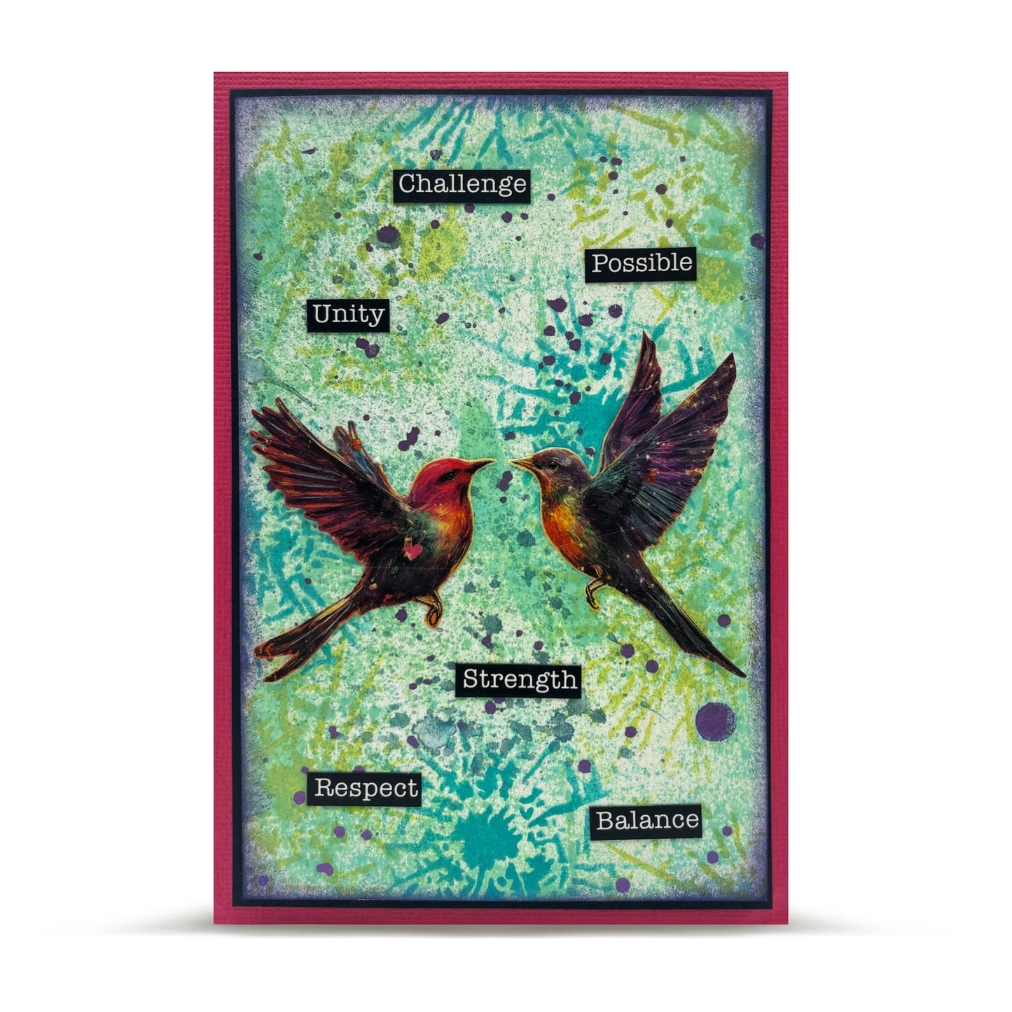 #246 - 6x6 (inch) Stencil - Breaking Point