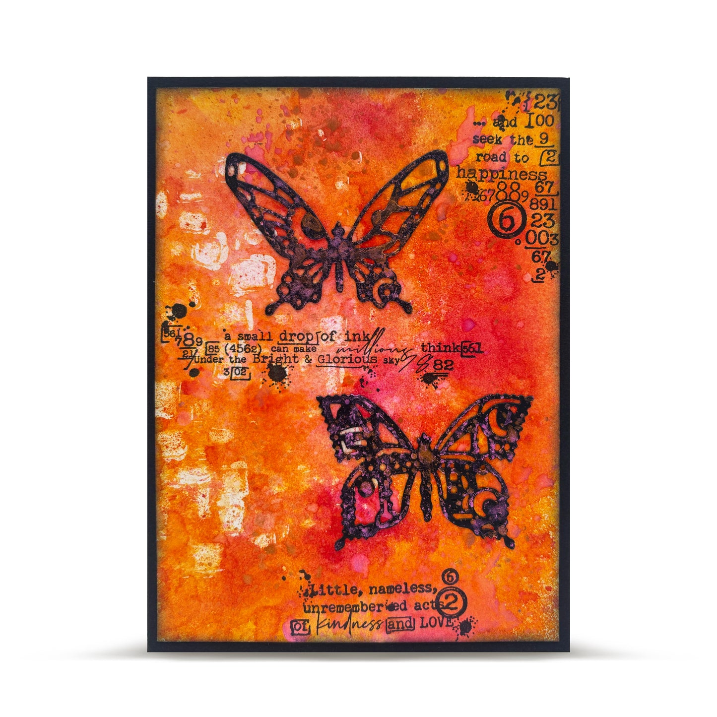 #457 - A6 Clear Stamp Set - Background Voices