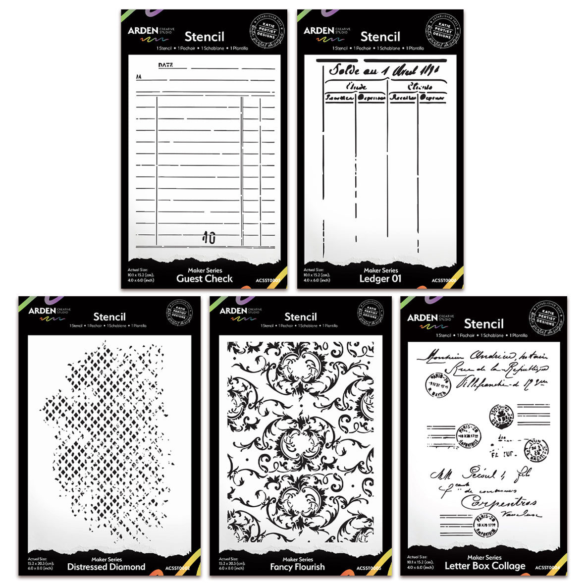 Arden Creative Studio April 2025 Stencil Bundle