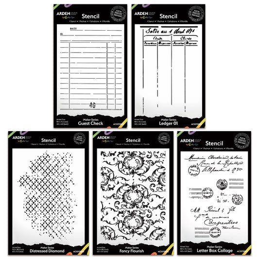Arden Creative Studio April 2025 Stencil Bundle